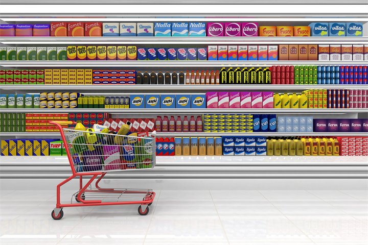 Supermarket Shelves