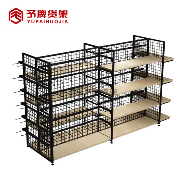 Wire mesh hanging board supermarket rack view 2