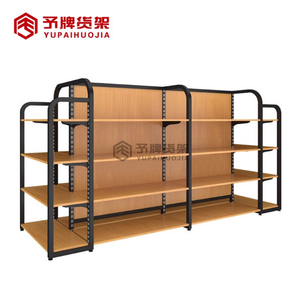 Luxury Wooden Supermarket Shelf view 3