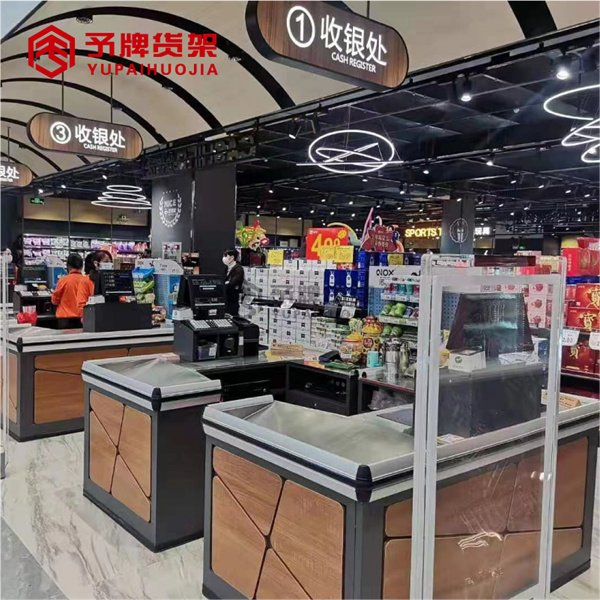 Table Desk Supermarket Checkout Counter For Sale view 3