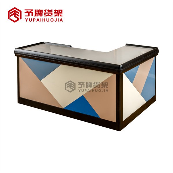 Supermarket Cash Counter with Cash Box Hole view 5